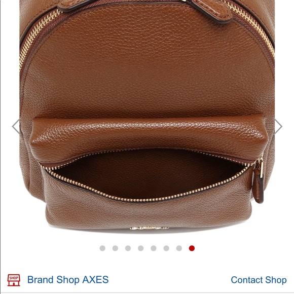 Coach brown small backpack - Picture 7 of 8